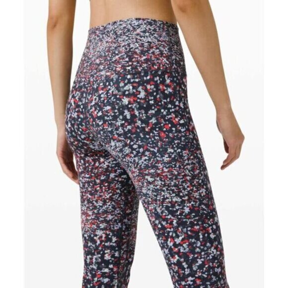 Lululemon Align Crop 21" Water Blossom Multi Size 2 - Picture 4 of 10